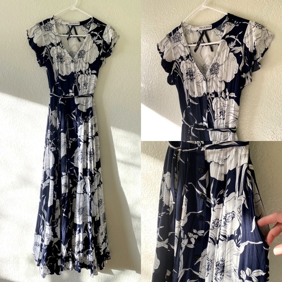 Frock Shop Floral Maxi Dress - Picture 1 of 4